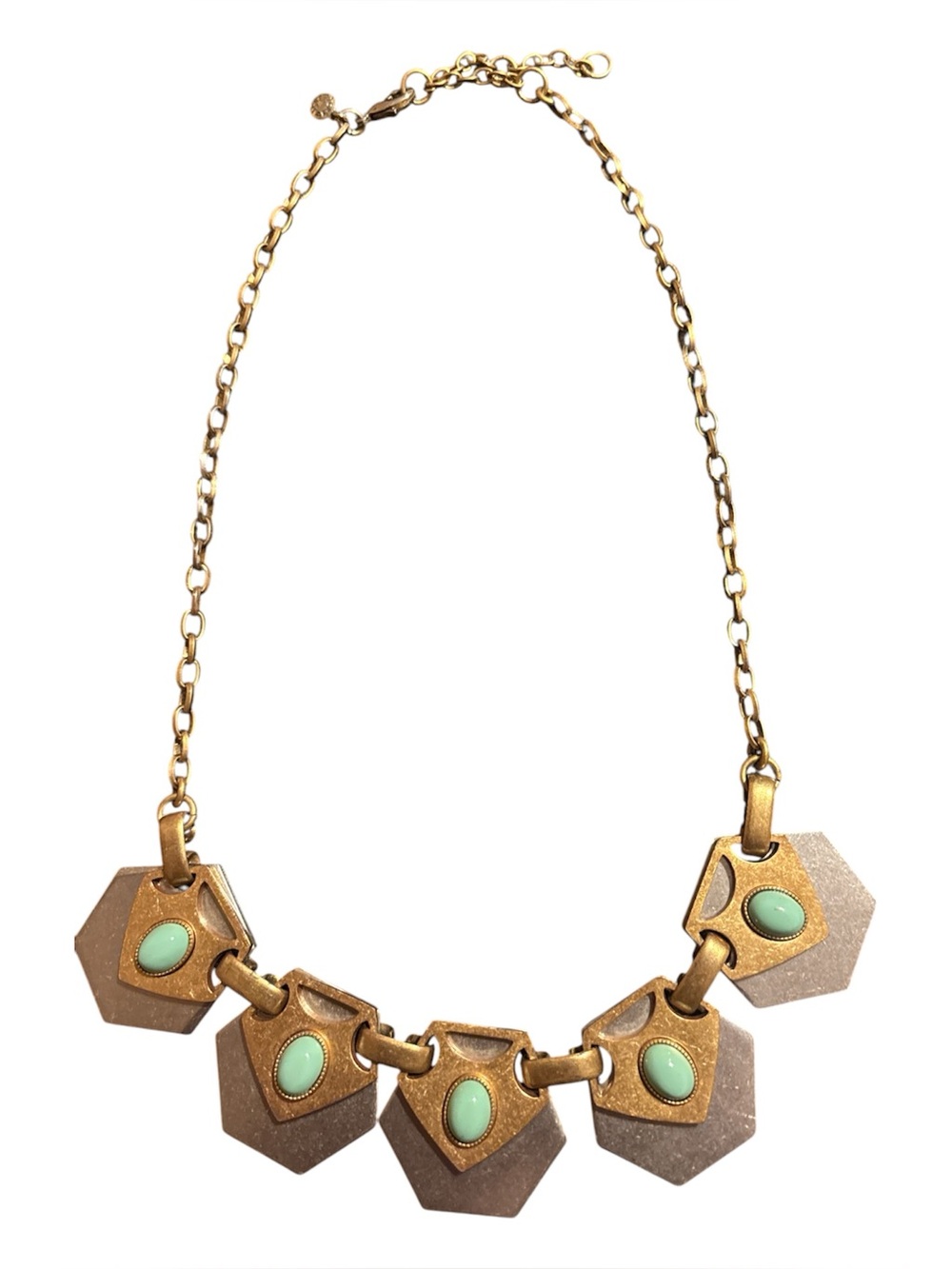 J. CREW modernist style chunky necklace